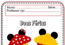 Capa e Alça para Envelope – Tema Minnie e Mickey Capa e Alça para Envelope – Tema Minnie e Mickey