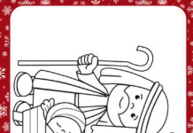 Cartaz Natalino para colorir – “Jesus Nasceu” Cartaz Natalino para colorir – “Jesus Nasceu”