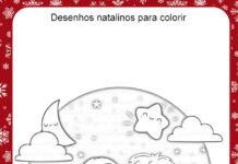 Desenhos Natalinos para colorir Desenhos Natalinos para colorir