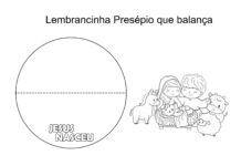 Lembrancinhas de Natal Presépio Dançante Lembrancinha de Natal Presépio Dançante