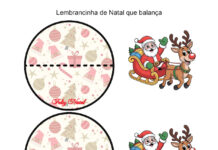 Lembrancinhas de Natal que balançam Lembrancinhas de Natal que balançam