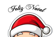 Painel de Natal em PDF pronto para imprimir – Papai Noel Painel de Natal em PDF pronto para imprimir - Papai Noel