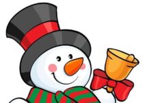 Painel de Natal em PDF pronto para imprimir – boneco de neve Painel de Natal em PDF pronto para imprimir - boneco de neve