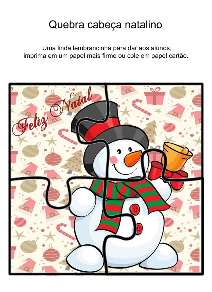 Quebra-cabeça Natalino