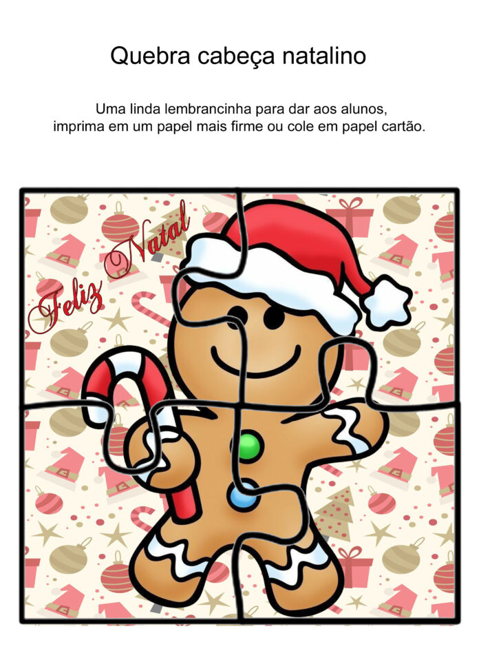 Quebra-cabeça Natalino