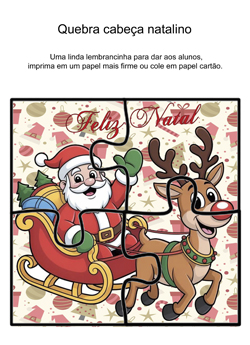 Quebra-cabeça Natalino