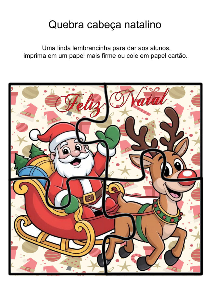 Quebra-cabeça Natalino