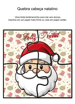 Quebra-cabeça Natalino