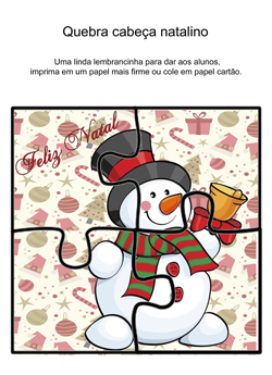 Quebra-cabeça Natalino