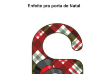 Aviso de Porta Natalino para Fechadura Aviso de Porta Natalino para Fechadura