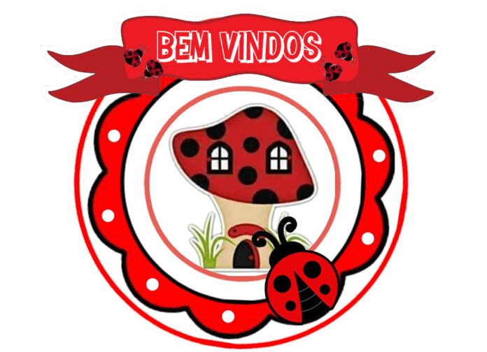 Decoração de Porta – Joaninha Decoração de Porta – Joaninha