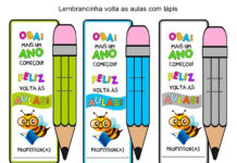Marca-página Volta às Aulas Marca-página Volta às Aulas