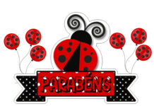 Painel de Aniversário – Joaninha (2) Painel de Aniversário – Joaninha