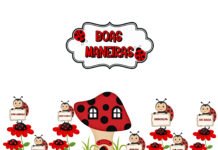 Painel Boas Maneiras – Joaninha Painel Boas Maneiras – Joaninha
