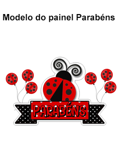 Painel de Aniversário – Joaninha