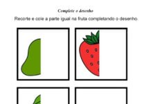 Atividades Completando o Desenho Atividades Completando o Desenho