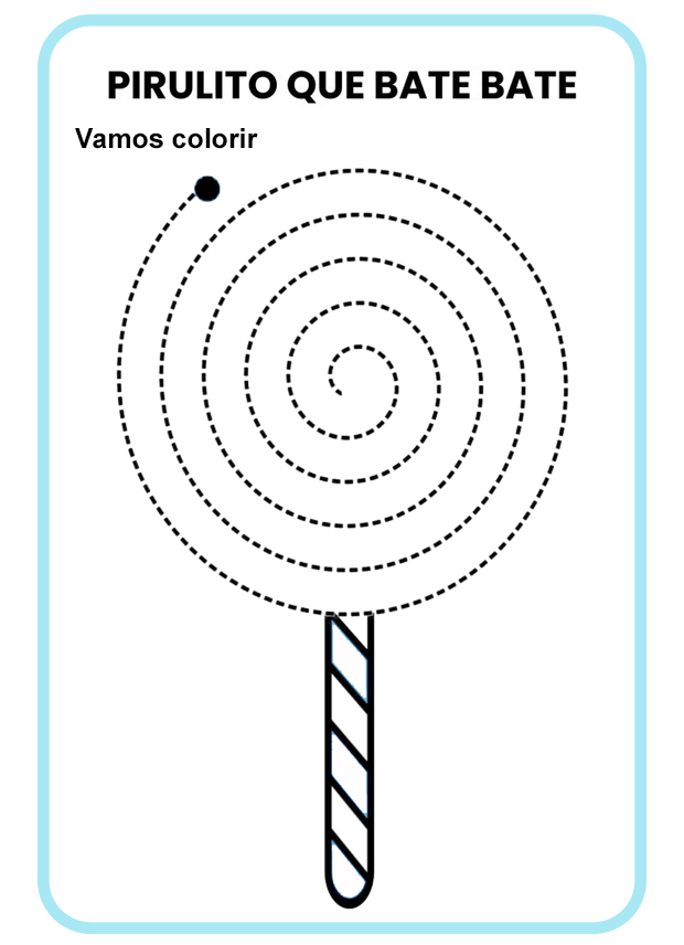 Atividades da música “Pirulito que bate bate”