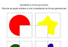 Atividades de completando as formas Atividades de completando as formas