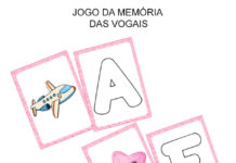 Jogo da Memória das Vogais para Imprimir Jogo da Memória das Vogais para Imprimir