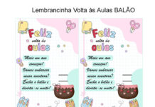 Lembrancinha Volta às Aulas Balão Lembrancinha Volta às Aulas Balão