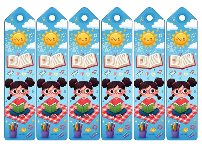 lembrancinha volta às aulas marca-página (menina)