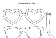 4 Moldes de Óculos para Imprimir 4 Moldes de Óculos para Imprimir