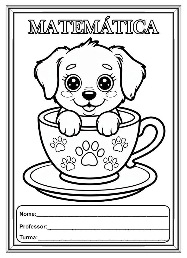 Capas de Caderno para Imprimir