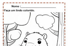 Desenhos para colorir capivara Desenhos para colorir capivara