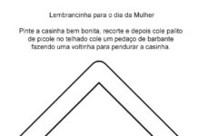 Lembrancinha Dia da Mulher – casinha com palito de picolé Lembrancinha Dia da Mulher – casinha com palito de picolé