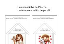 Lembrancinha de Páscoa Cristã – casinha Lembrancinha de Páscoa Cristã – casinha
