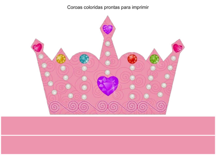 6 Modelos de Coroas coloridas