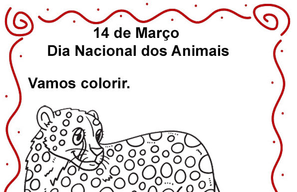 7 desenhos para colorir do Dia Nacional dos Animais 7 desenhos para colorir do Dia Nacional dos Animais
