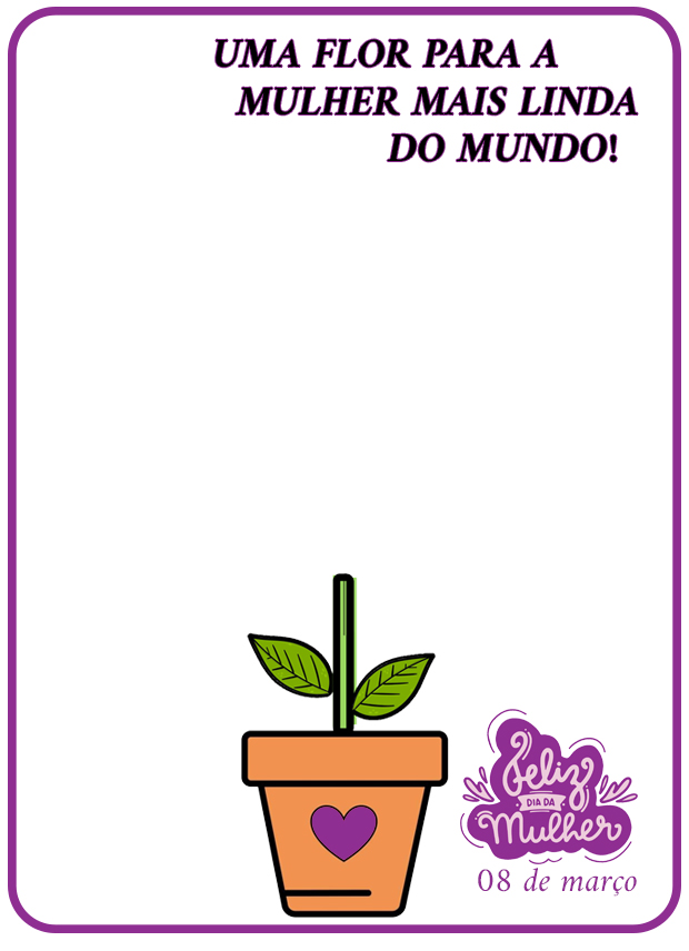 Atividade para o Dia da Mulher