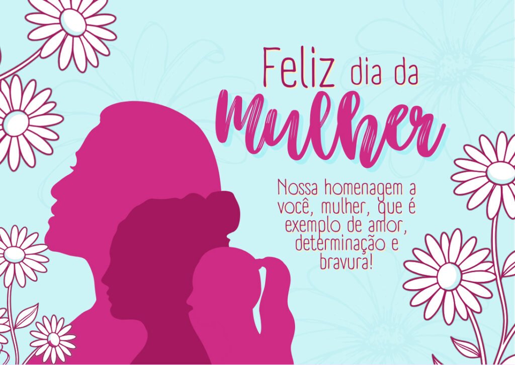 Cartaz Dia da Mulher | Cantinho do EVA