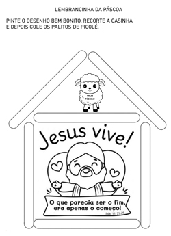 Lembrancinha de Páscoa Cristã