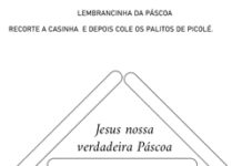 Lembrancinha de Páscoa Cristã – casinha 3 Lembrancinha de Páscoa Cristã – casinha