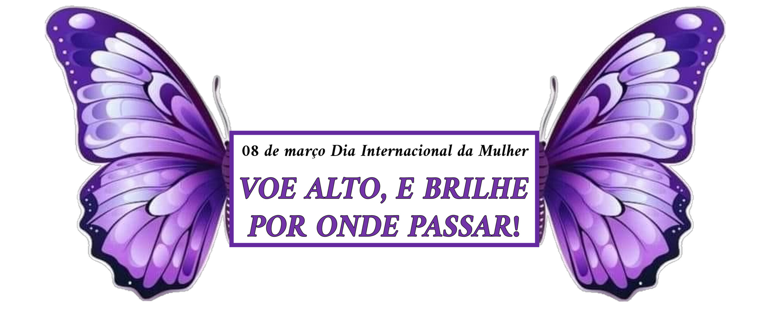 Painel para Foto Dia da Mulher – Tema borboleta