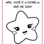 7 desenhos para colorir com o tema “mães”