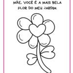 7 desenhos para colorir com o tema “mães”