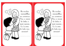 4 Desenhos para colorir do Dia das Mães 4 Desenhos para colorir do Dia das Mães