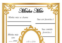 Cartão “Minha Mãe” Cartão “Minha Mãe”