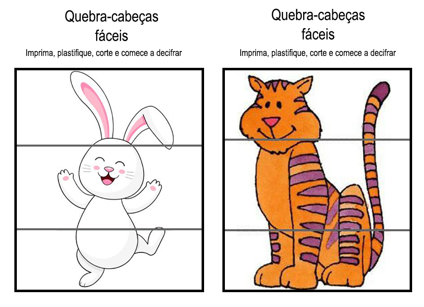 Quebra-cabeças fáceis