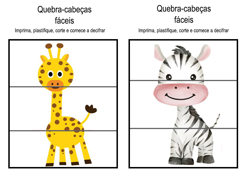 Quebra-cabeças fáceis