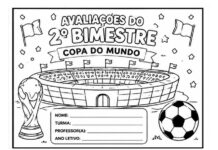 5 Capas de Avaliações do 2º Bimestre – Tema Copa do Mundo 5 Capas de Avaliações do 2º Bimestre – Tema Copa do Mundo