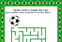 Atividades de Labirinto Tema Copa do Mundo Atividades de Labirinto Tema Copa do Mundo