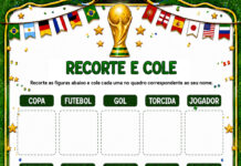 Atividades de Recorte e Cole Tema Copa do Mundo Atividades de Recorte e Cole Tema Copa do Mundo