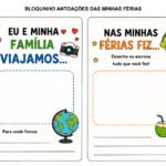Bloquinho de Anotações das Férias