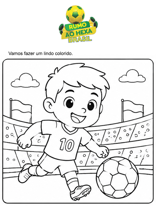 Desenhos da Copa para Colorir – Aprender com Criatividade e Diversão