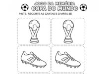Jogo da Memória da Copa para Colorir – Aprender Brincando Jogo da Memória da Copa para Colorir – Aprender Brincando