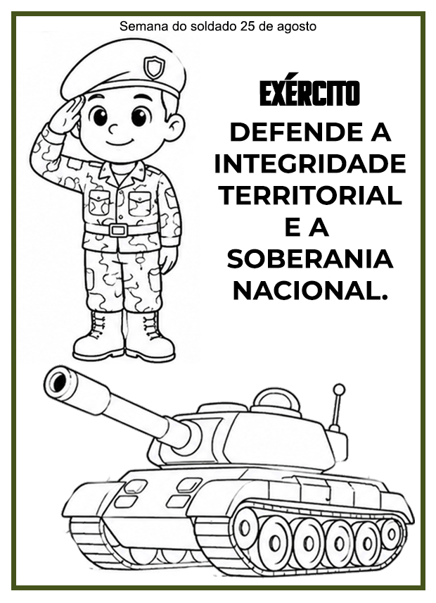 Atividade Dia do Soldado para Educação Infantil e Séries Iniciais